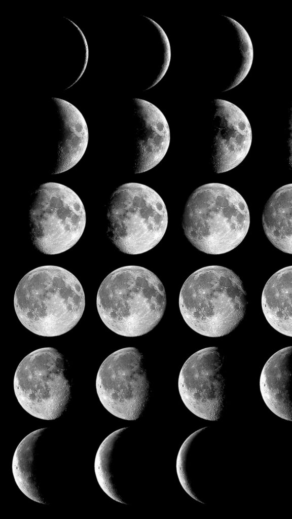 Lunar Cycle Phases Spiritual Moon Energy High Definition Wallpaper
