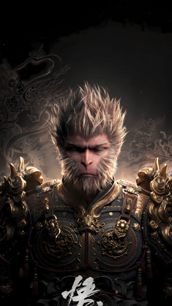 Sun Wukong Mythical Warrior Mobile Wallpaper