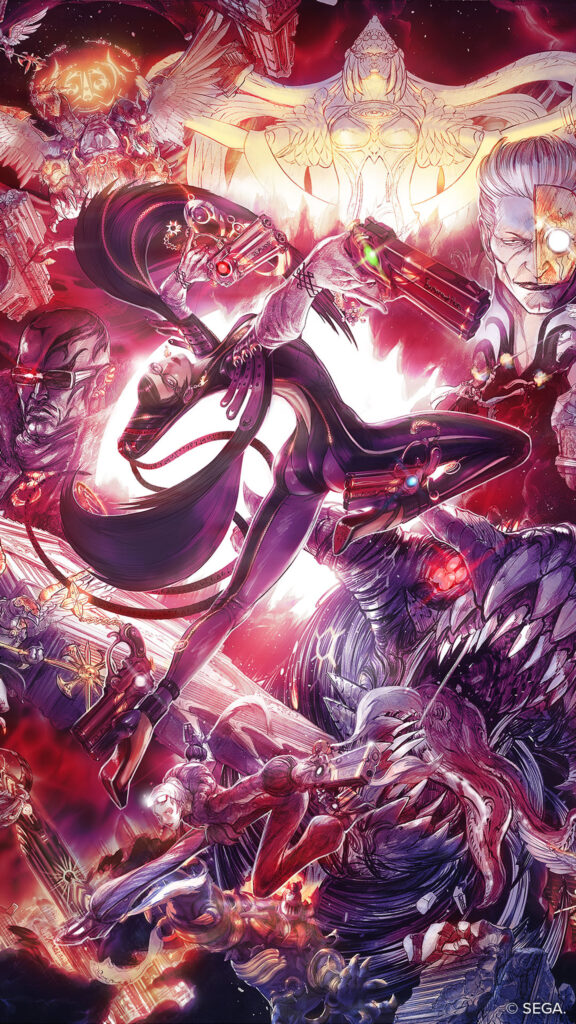 Bayonetta Epic Battle Action Mobile Wallpaper