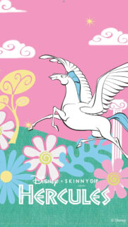 Pegasus Hercules Artistic Pink Mobile Wallpaper