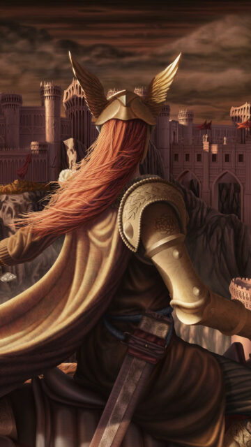 Malenia Elden Ring Fantasy Warrior Mobile Wallpaper