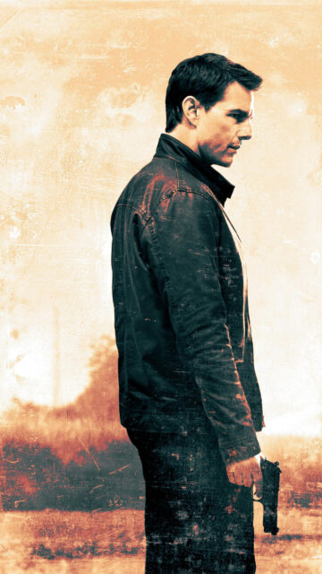 Tom Cruise Jack Reacher Action Movie Mobile Wallpaper