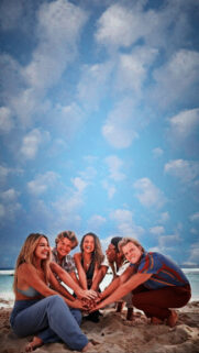 Outer Banks Cast Group Portrait Mobile Wallpaper