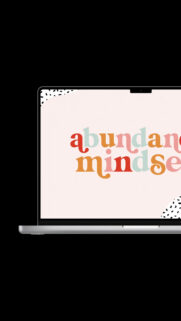Abundance Mindset Vision Board Aesthetic for Wealth and Manifestation Wallpaper