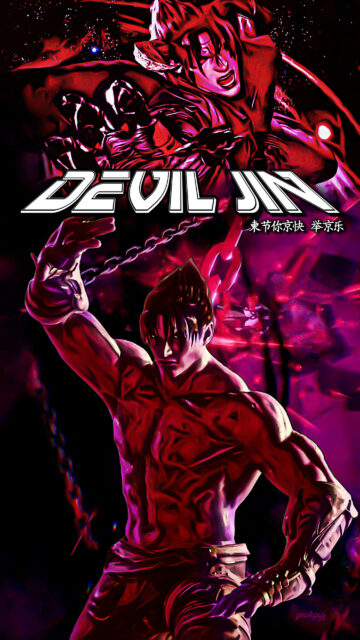 Devil Jin Tekken 8 Art Mobile Wallpaper