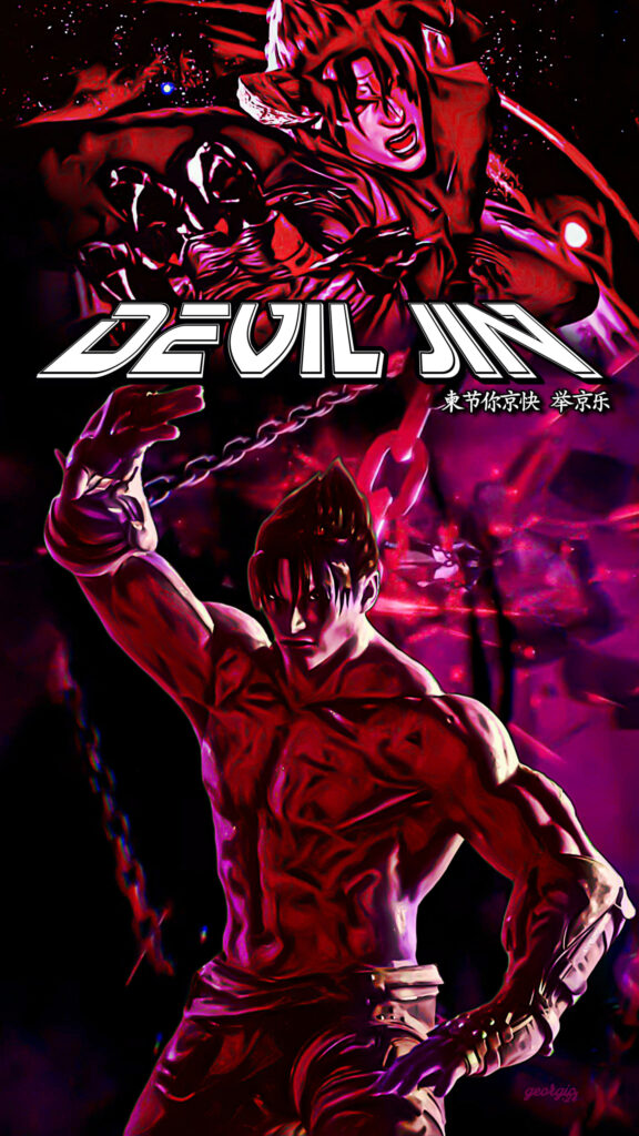 Devil Jin Tekken 8 Art Mobile Wallpaper