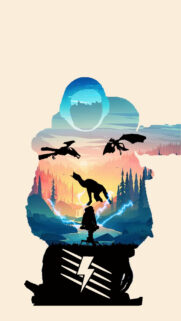 Apex Legends Wattson Lightning Silhouette Mobile Wallpaper