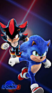 Sonic and Shadow Sonic the Hedgehog 3 Mobile Wallpaper