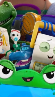 Toy Story Characters Playful Montage Mobile Wallpaper