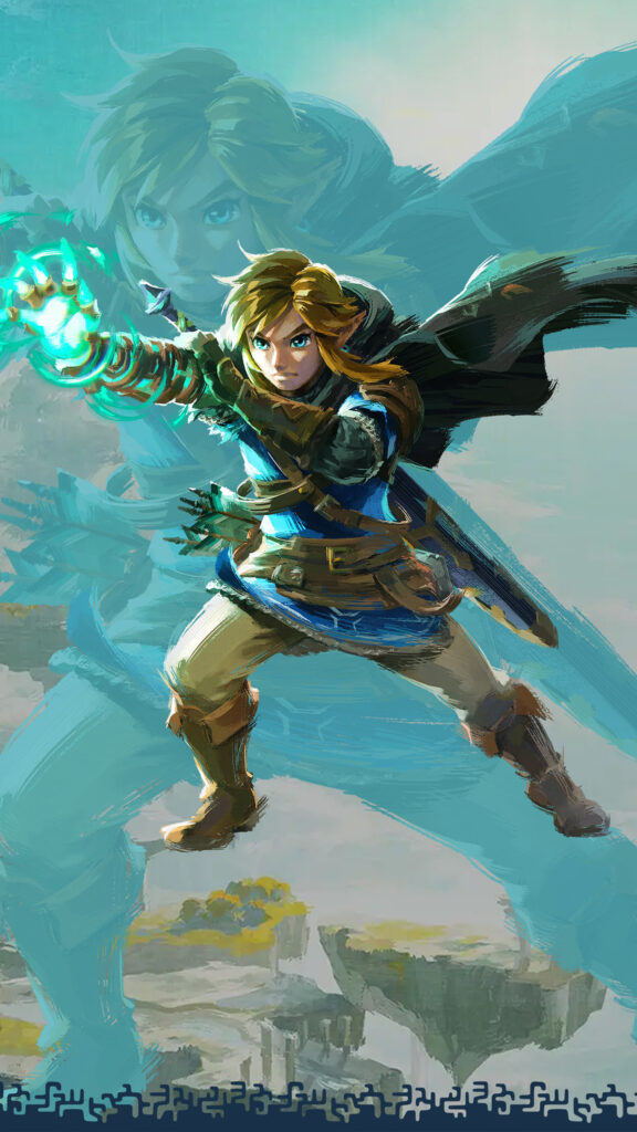 Link Tears of the Kingdom Fan Art Mobile Wallpaper