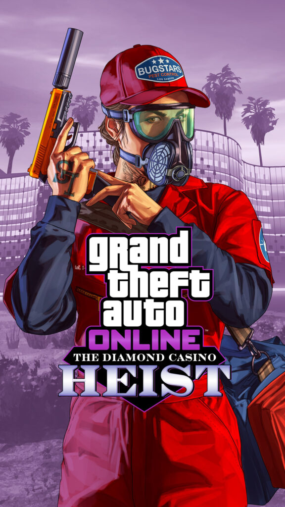 GTA Online The Diamond Casino Heist Character Mobile Wallpaper