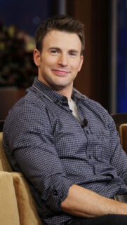 Chris Evans Smiling Portrait Mobile Wallpaper