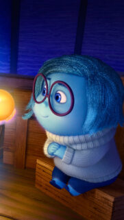 Sadness from Inside Out 4K Mobile Wallpaper