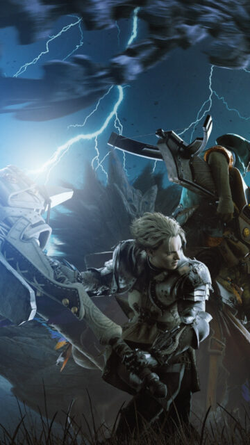 Monster Hunter Wilds Dynamic Battle Action Mobile Wallpaper