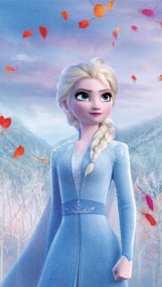 Frozen 2 Elsa Enchanted Forest Magical Phone Wallpaper