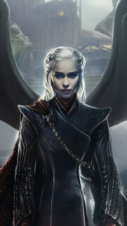 Daenerys Targaryen Dragon Queen 4K Mobile Wallpaper