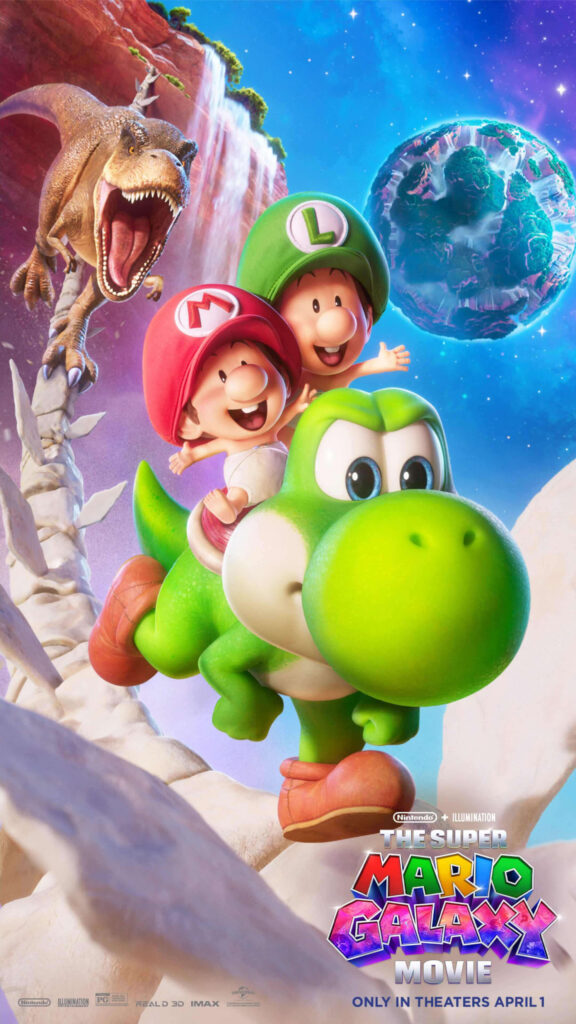 Super Mario Galaxy Fan Art Mobile Wallpaper