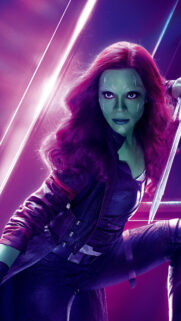 Gamora Marvel Cinematic Universe Mobile Wallpaper