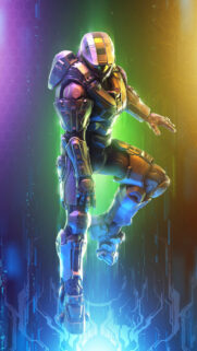 Halo Infinite Spartan Futuristic Combat Suit Mobile Wallpaper