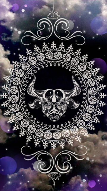Taurus Earth Sign Mandala Aesthetic Spiritual Zodiac Wallpaper