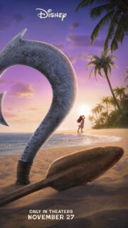Moana 2 Beach Sunset Cinematic 4K Mobile Wallpaper