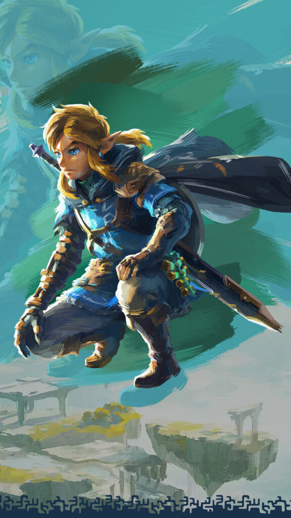 Link Breath of the Wild Crouching Hero 4K Mobile Wallpaper