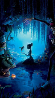 The Princess and the Frog Enchanted Bayou 4K Mobile Wallpaper