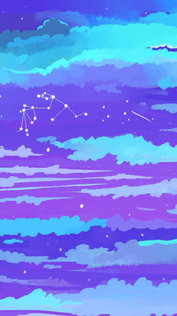 Aquarius Constellation Art: Embrace Your Innovative Spirit Celestial Wallpaper