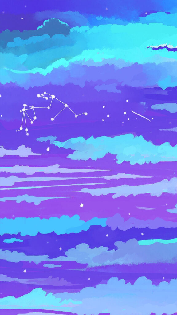 Aquarius Constellation Art: Embrace Your Innovative Spirit Celestial Wallpaper