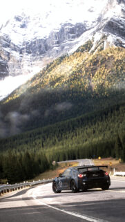 Toyota 86 Mountain Road Mobile Wallpaper