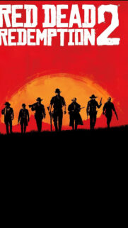 Red Dead Redemption 2 Silhouette Mobile Wallpaper