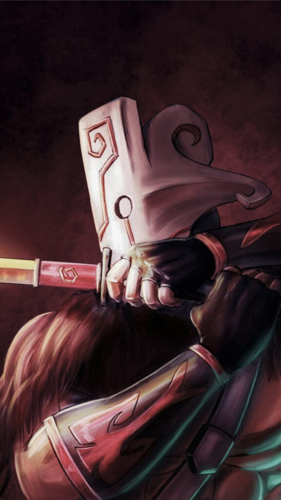Juggernaut Dota 2 Close Up Digital Art Mobile Wallpaper