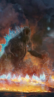 Epic Glowing Kaiju Power 4K Mobile Wallpaper