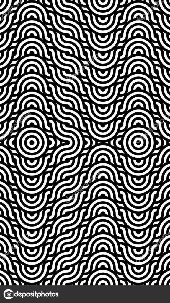 Sacred Geometry Wave Pattern for Focused Manifestation and Energy Flow Wallpaper
