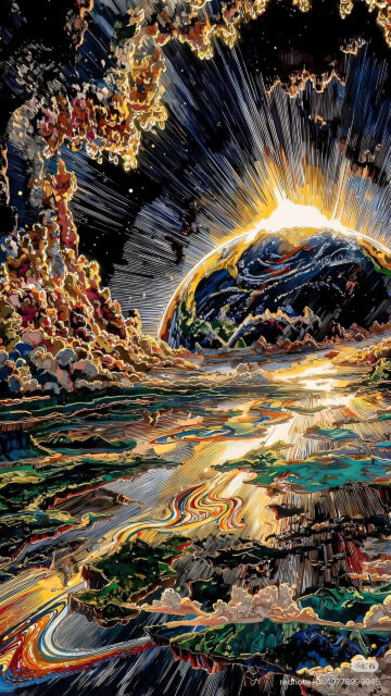 Cosmic Third Eye Awakening and Astral Plane Vision Wallpaper