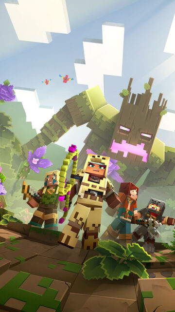 Minecraft Legends Action Adventure Mobile Wallpaper