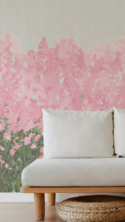 Soft Pastel Floral Watercolor Aesthetic Mobile Wallpaper