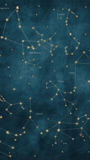 Celestial Zodiac Constellations Map Aesthetic Astrology Wallpaper
