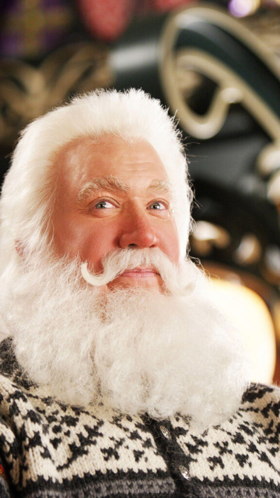 Tim Allen as Santa Claus Portrait Mobile Wallpaper