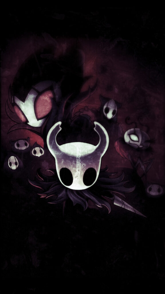 Hollow Knight Dark Aesthetic Game Art Mobile Wallpaper