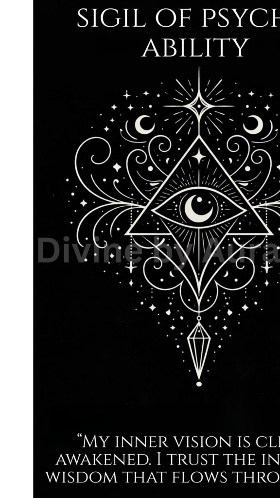 Third Eye Activation Sigil for Enhanced Psychic Ability Spiritual Wallpaper