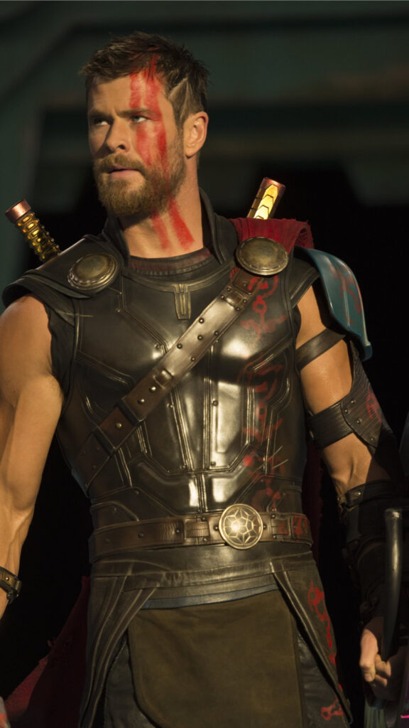 Thor Gladiator Armor Portrait Mobile Wallpaper