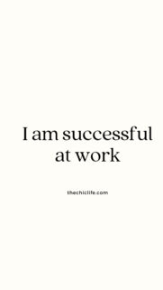I Am Successful At Work Daily Affirmation Success Mindset Vision Board Wallpaper