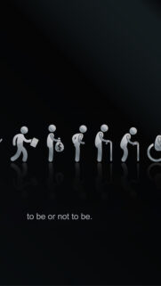 Minimalist Life Progression Mobile Wallpaper