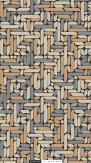 Abstract Geometric Mid-Century Modern Pattern Mobile Wallpaper