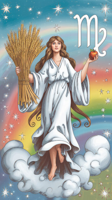 Virgo Zodiac Sign Spiritual Energy and Astrological Traits Wallpaper