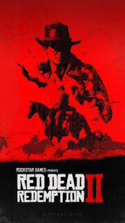 Red Dead Redemption II Artistic Style Mobile Wallpaper