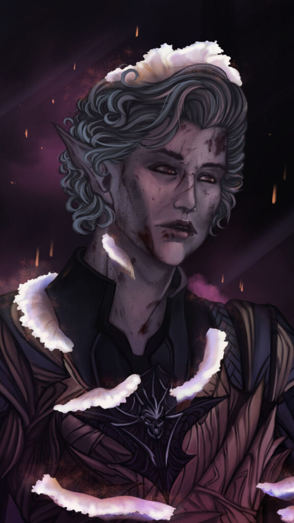 Fantasy Elf Warrior Portrait Mobile Wallpaper