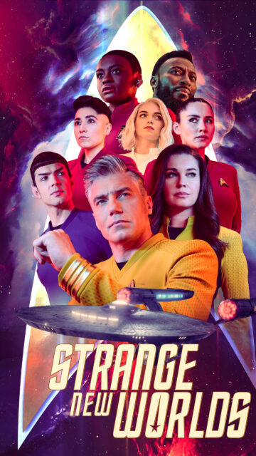 Star Trek Strange New Worlds Cast Portrait Mobile Wallpaper