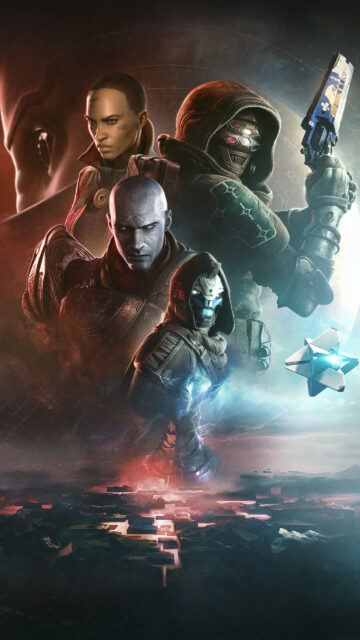 Destiny Characters Epic Mobile Wallpaper